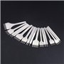Lot de 4 outils de maroquinerie à 1/2/4/6 dents pour le cuir, outil de couture et de laçage diamant (3 mm)