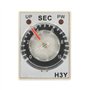 H3Y-2 220V AC Relais Temporisé Temporisateur Contrôle de Bouton Relais de Temporisation Réglable 0-10 Secondes