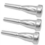 Missmore – Lot de 3 embouchures argentées pour trompette taille 3C