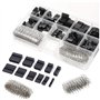 Bestgle 620PCS 2.54mm Dupont Jumper Connecteurs Mâle Femelle À Sertir Pin Terminal Kit Dupont Câble Jumper Fil Pin En-tête Logem