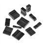 Bestgle 620PCS 2.54mm Dupont Jumper Connecteurs Mâle Femelle À Sertir Pin Terminal Kit Dupont Câble Jumper Fil Pin En-tête Logem