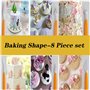 8 Outils de Modelage de Gâteaux, Outils de Modelage de Fondant, Sculpture, Outil de Décoration de Moulage de Gâteaux, Adapté Pou