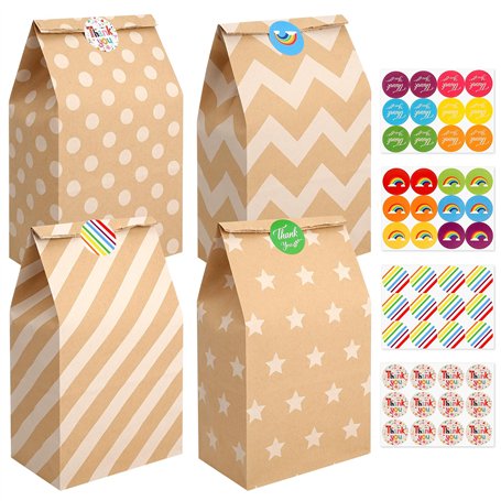Zeawavsl 20 Pcs Sac en Papier Kraft