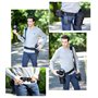 SOOJET Ceinture de Caméra Multifonctionnelle Nylon Durable, Appareil Photo Ceinture Extérieur Réglable, Ceinture Avec Anneaux en