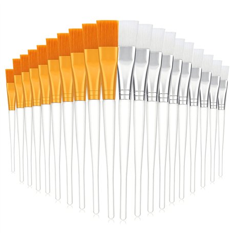 Pinceau Masque Visage Brosse de Masque Facial Pinceaux Applications de Visage avec Poignée en Plastique Transparent pour Masque