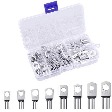 60 Pièces Bornes de Connecteurs en Cuivre Étamé