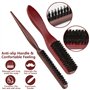 5 Pcs Poil de Sanglier，Brosse Plaquante Cheveux，Brosses à Cheveux en Poils de Sanglier，Brosse Poils Sanglier，pour Cheveux Longs,