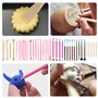 38pcs Outils kit poterie,Outils de Sculpture，Outil Sculpture Modelage, Outil Modelage Clay Sculpting Tools, Avec Sac Rangement，p