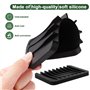 2pcs Porte Savon,Support Savon,Savon en Silicone avec Drain de vidage,Porte Savon Douche,Plateau à Savon,pour Salle de Bain Cuis