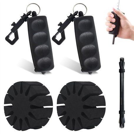 YanBous 4 accessoires de tir à l'arc – Extracteurs de flèches antidérapants en caoutchouc et silicone avec poignée