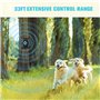 Anti Aboiement pour Chien, 4 émetteurs Puissants Ultrason Chien, Rechargeable Boitier Anti Aboiement Chien, 3 Modes Appareil Ant