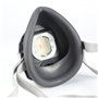 Masque de soudure protection respiratoire anti-poussière soudeur filtre menuiserie pulvérisation Demi masque Gris