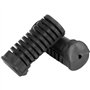 CENPEK Lot de 2 repose-pieds avant de moto en caoutchouc antidérapant noir pour CL90 CT90 CL100S SL90 CB100 CL100 CL100