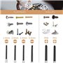 Tournevis pour lunettes Mini set de tournevis montre avec étui Petit set de tournevis pour la réparation de lunettes-montres DIY