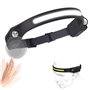 Lampe Frontale Rechargeable USB Frontale led Torche 600 Lumens avec Capteur 230°