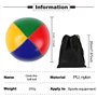 Eowppue Lot de 4 balles de jonglage Rondes Lisses et Douces avec Un Sac