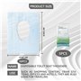 Protection Toilette WC Jetable Couvre Siege Lunette WC Emballage Individuel Matériau Anti