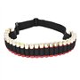 Cartouchiere, Ceinture pour Fusil de Chasse Calibre 12G 25 Tours Ceinture de Munitions Ceinture Bandolier en Coquille pour Carto