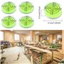 Mini Niveau à Bulle Ronde de Poche Niveau à Bulle de précision Bu