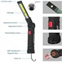 ONEVER Lampe torche rechargeable USB torche LED travail lumière Portable magnétique COB crochet suspendu pour lampe de réparatio