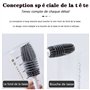 2 pcs Brosse de Nettoyage de Bouteille, Long Manche Goupillon Bouteille, Tube Brosse de Nettoyage, Brosses de Nettoyage en Silic