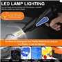 UCAMP Soudage Plastique,Soudure Plastique 80W,Kit Reparation Plastique avec 6 types de chevilles à souder 900 pièces,Soudeuse Pl