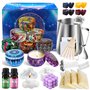 TOSUTO Kit de Fabrication de Bougies - 8 Pots