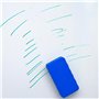 2 PCS Effaceur Tableau Blanc,Brosse Tableau Blanc,Bleu(10.5 * 5.5cm)