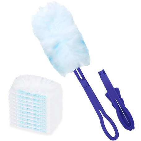 1 Plumeau et 10 Pièces Recharges Plumeau