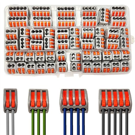 Yoirzit 55 pièces Connecteurs Electriques Rapide