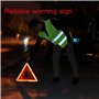 Kit de sécurité 6 en 1 pour Voiture avec Triangle d'avertissement, Triangle d'avertissement, Triangle d'avertissement réfléchiss