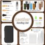 Set Outils Cuir avec Aiguilles