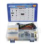 BOJACK 37 valeurs 480 pièces Kit Amusant de Composants électroniques avec Module d'alimentation, Fil de raccordement, potentiomè