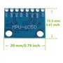 EPLZON 3pcs MPU-6050 GY-521 MPU6050 Module d'accéléromètre 3 axes Module de capteur de gyroscope 6 DOF Convertisseur AD 16 bits 