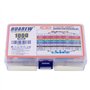 HUAREW Resistors Assortment Kit 1 Ohm Resistor -1m Ohm Resistor With 1/4W Carbon Film Resistor Kit Resistors Assortment 5% (1000