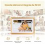 ARZOPA 10,1" Cadres Photo Numérique en Métal 32Go IPS HD Écran Tactile Gratuite Arzopa App Partage à Distance Photos Vidéos Rota
