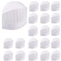 20 pièces de Chapeau de Chef jetable Chapeau de Chef pâtissier à dôme réglable de 9 Pouces