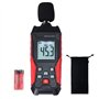 Yiko Sonomètre numérique portable - 35 dB à 130 dB avec écran LCD rétroéclairé - Appareil de mesure - Stockage de données max/mi