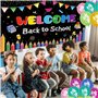 SHAPEPOTY BannièRe DéCorative pour La RentréE des Classes, BannièRe de RentréE Scolaire, BannièRe de Bienvenue, BannièRe de Fond