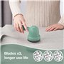 Rasoir Anti Bouloche Vetement, Rasoir Bouloche électrique avec 3 Lames et Câble USB, Portatif Rapide Rasoir Anti Peluche Vetemen