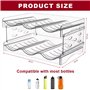 Bangbobi Range-Bouteilles Porte-Bouteilles empilable pour réfrigérateur, Armoire et Garde-Manger - Range-Bouteilles et Porte-Bou