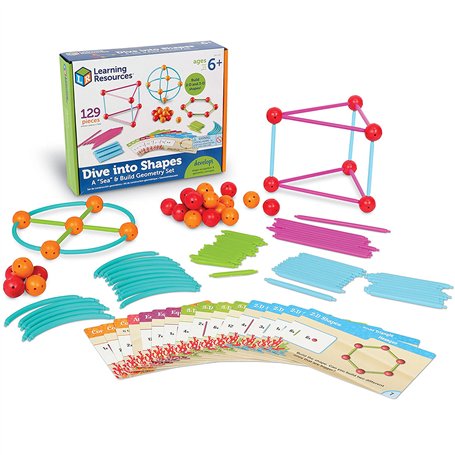 Learning Resources Jeu de Construction géométrique Dive Into Shapes