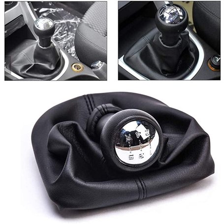 SOEWIOU 5 Vitesses Pommeau de Levier de Vitesse Couvercle Anti-poussière 207 307 308 CC