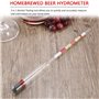 3 échelles Maison Brassage hydromètre vin bière cidre Test d'alcool Faisant Triple échelle testeur 3-en-1 densimètre Alcool Brix