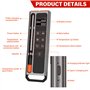 Fileeyn Thermometre Cuisine Sans Fil, 500FT Thermomètre Barbecue Bluetooth avec Écran LCD, Avec Minuterie et Fonction D'alarme,
