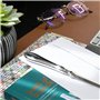 Silvery Letter Opener, Envelope Opener Knife Metal Letter Opening Knife, Paul Revere Paper Cutting Knife, 9 Pouces (1 Pack) (1 P