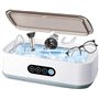 Nettoyeur Ultrasons 650ML Professionnel 49kHz 3 Réglages de Temps Nettoyage en Profondeur 360° Bac en Acier Inox pour Lunettes B