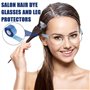 Lot de 400 protections jetables pour lunettes - Protection contre les branches - Pour coiffeur, coloration des cheveux, protecti
