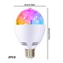 E27 3W RGB LED boule disco