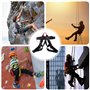 Ceinture d'escalade fixe, anti-chute, ceinture de sécurité pour sauvetage du feu, alpinisme, demi-corps, équipement d'escalade p